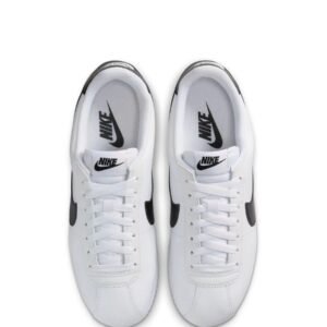 nike cortez white black