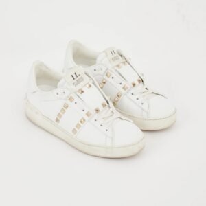 valentino rockstud untitled – white gold