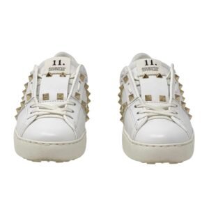 valentino rockstud untitled – white gold