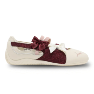 puma speedcat ballet lace ribbon beige