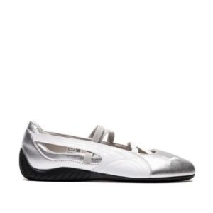puma speed cat ballet metallic – silver