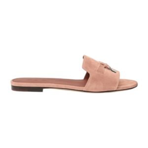 loropiana summer charms sandal suede goatskin precious rose