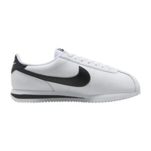nike cortez white black