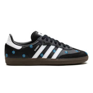 adidas samba light blue floral core black
