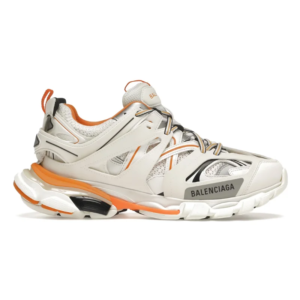 balenciaga track – white orange