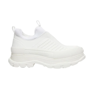alexander mcqueen tread slick zip up – white