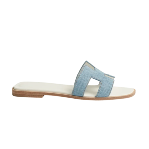 hermes oran sandal bleu clair