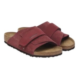 birkenstock kyoto nubuck leather suede – zinfandel