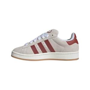 adidas campus 00s crystal white core white preloved ruby