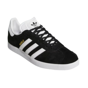 adidas gazelle core – black cloud white gold