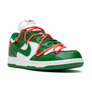 nike dunk low off white pine green