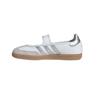adidas samba jane white sliver metallic