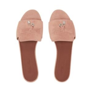 loropiana summer charms sandal suede goatskin precious rose