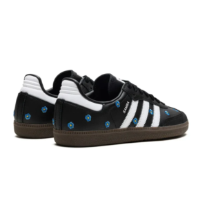 adidas samba light blue floral core black