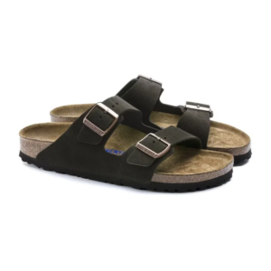 birkenstock arizona – suede leather black