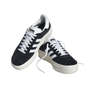adidas gazelle bold core – black white