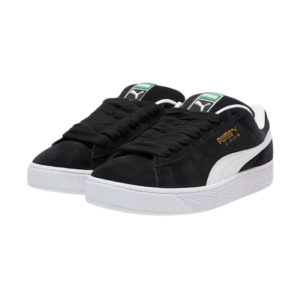 puma suede xl – black white