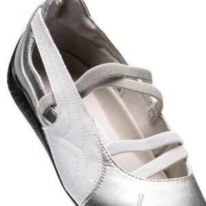 puma speed cat ballet metallic – silver