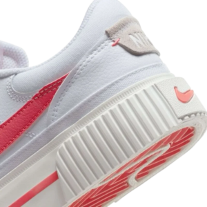 nike court legacy lift – white coral