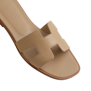 hermes oran sandal beige lin