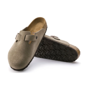 birkenstock boston bs suede taupe