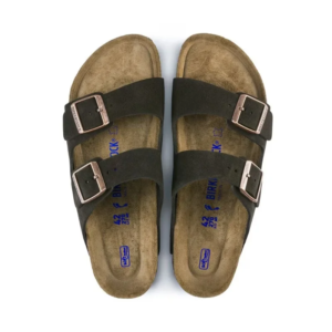 birkenstock arizona – suede leather black