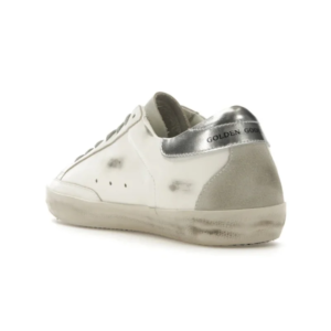 golden goose super star – white silver