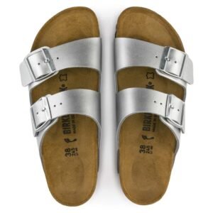 birkenstock arizona silver