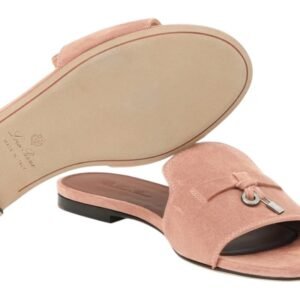 loropiana summer charms sandal suede goatskin precious rose