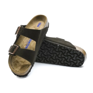 birkenstock arizona – suede leather black