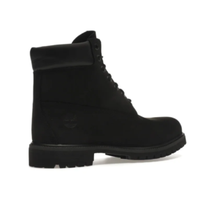 timberland 6″ boot – black nubuck premium