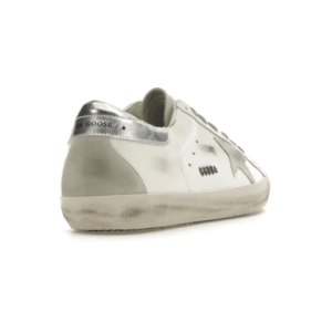 golden goose super star – white silver