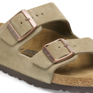 birkenstock arizona suede leather – taupe