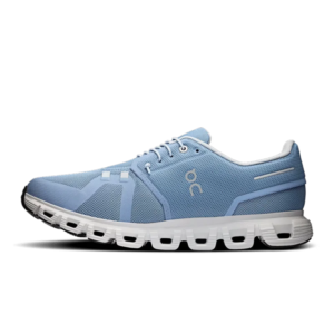 on running cloud 6 chambray white